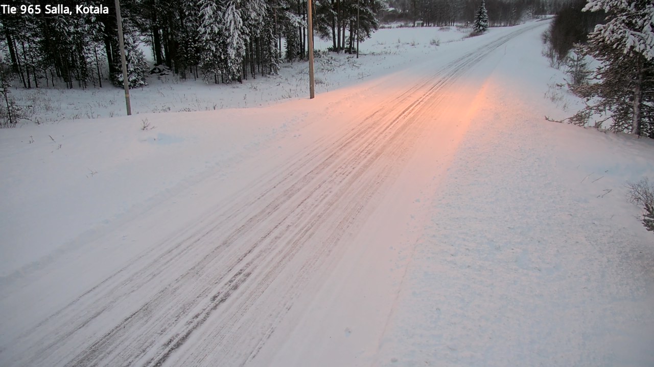 Weather Camera Image Väg 965 Salla, Kotala, Salla, Lappi