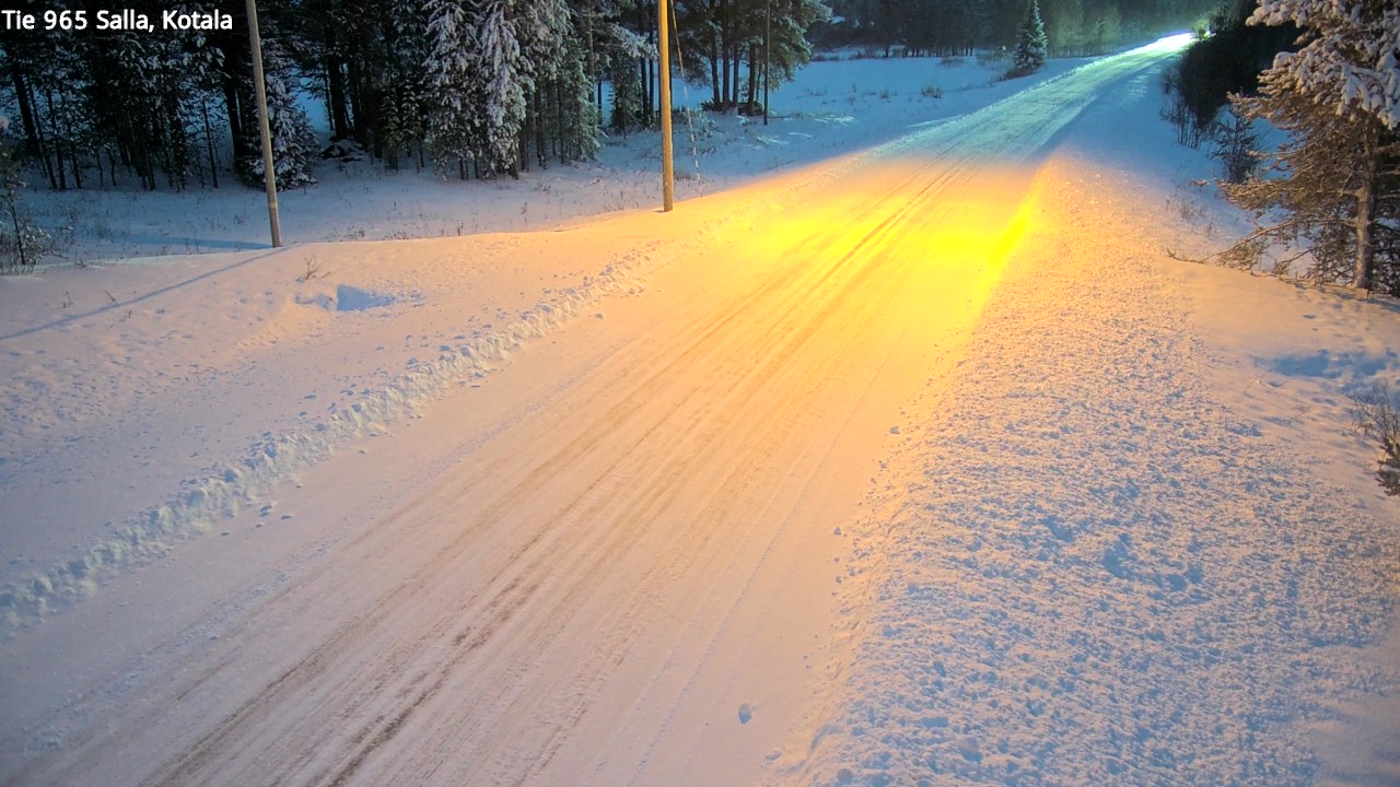 Weather Camera Image Väg 965 Salla, Kotala, Salla, Lappi
