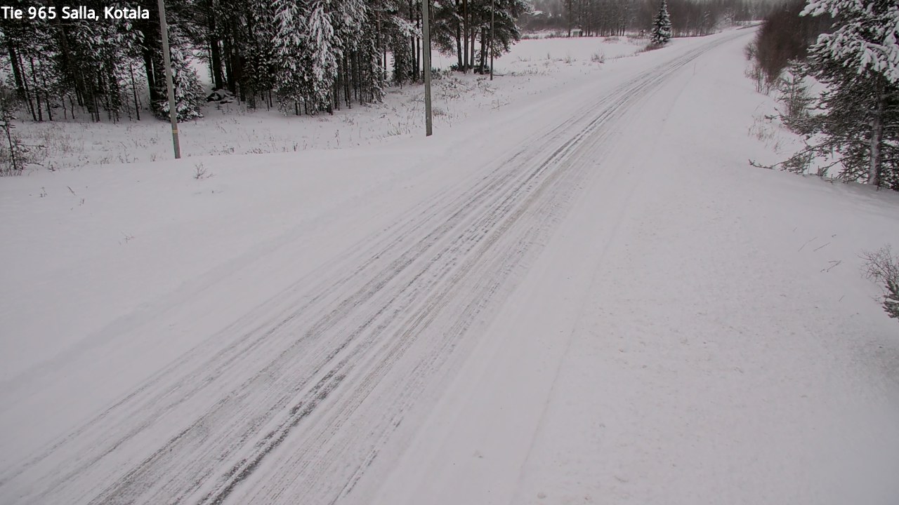 Weather Camera Image Väg 965 Salla, Kotala, Salla, Lappi