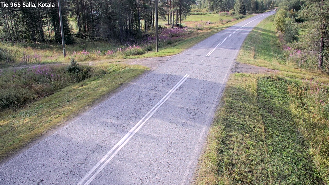Weather Camera Image Väg 965 Salla, Kotala, Salla, Lappi