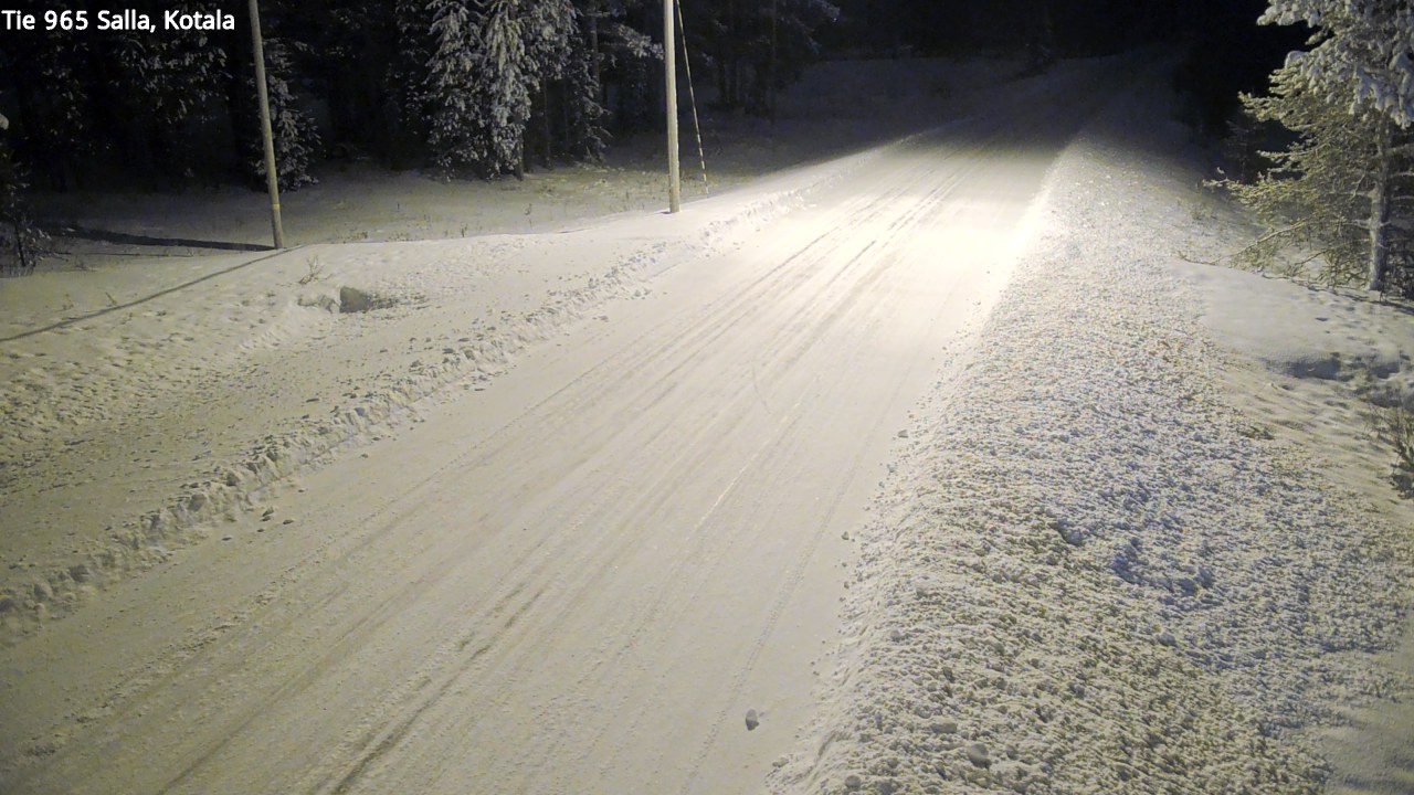 Weather Camera Image Väg 965 Salla, Kotala, Salla, Lappi