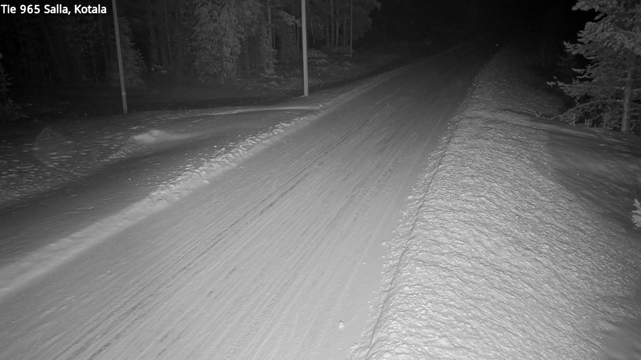 Weather Camera Image Väg 965 Salla, Kotala, Salla, Lappi