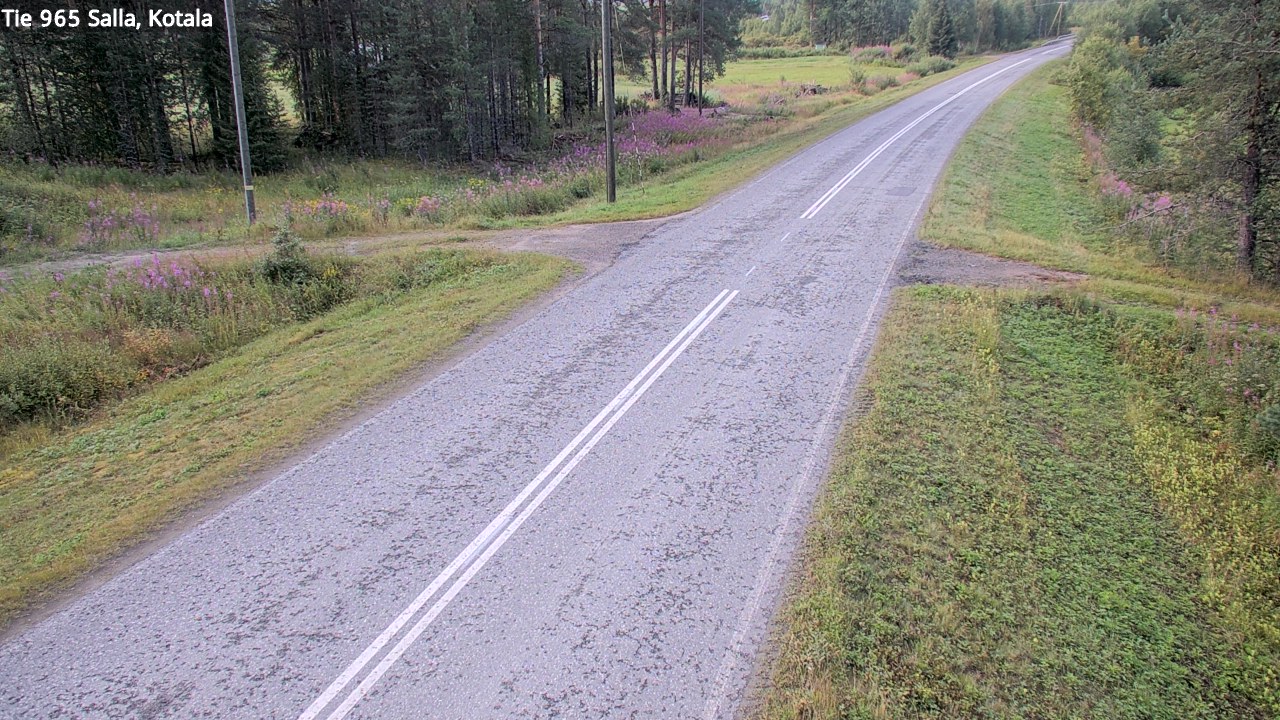 Weather Camera Image Väg 965 Salla, Kotala, Salla, Lappi