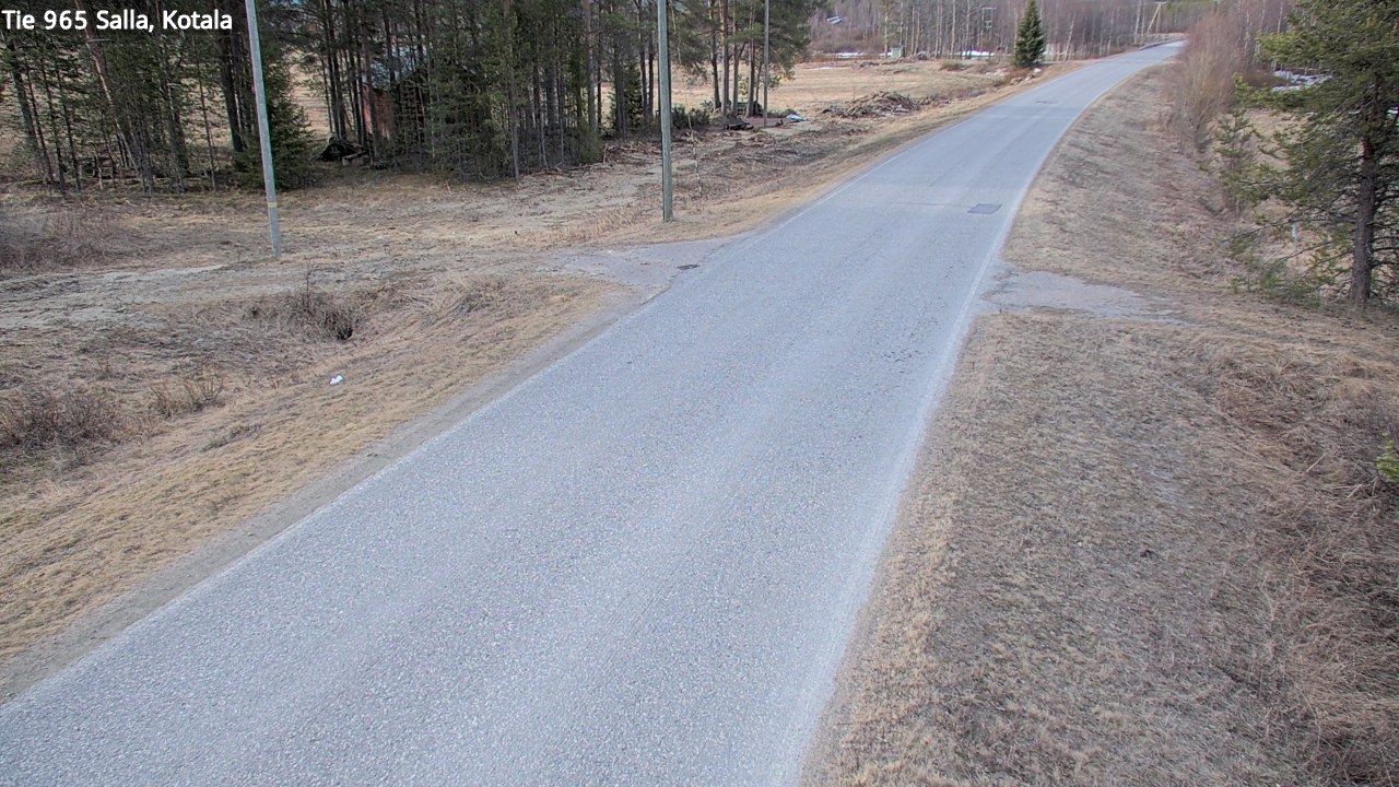Weather Camera Image Väg 965 Salla, Kotala, Salla, Lappi