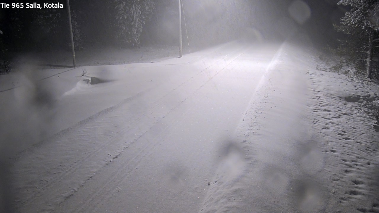 Weather Camera Image Väg 965 Salla, Kotala, Salla, Lappi