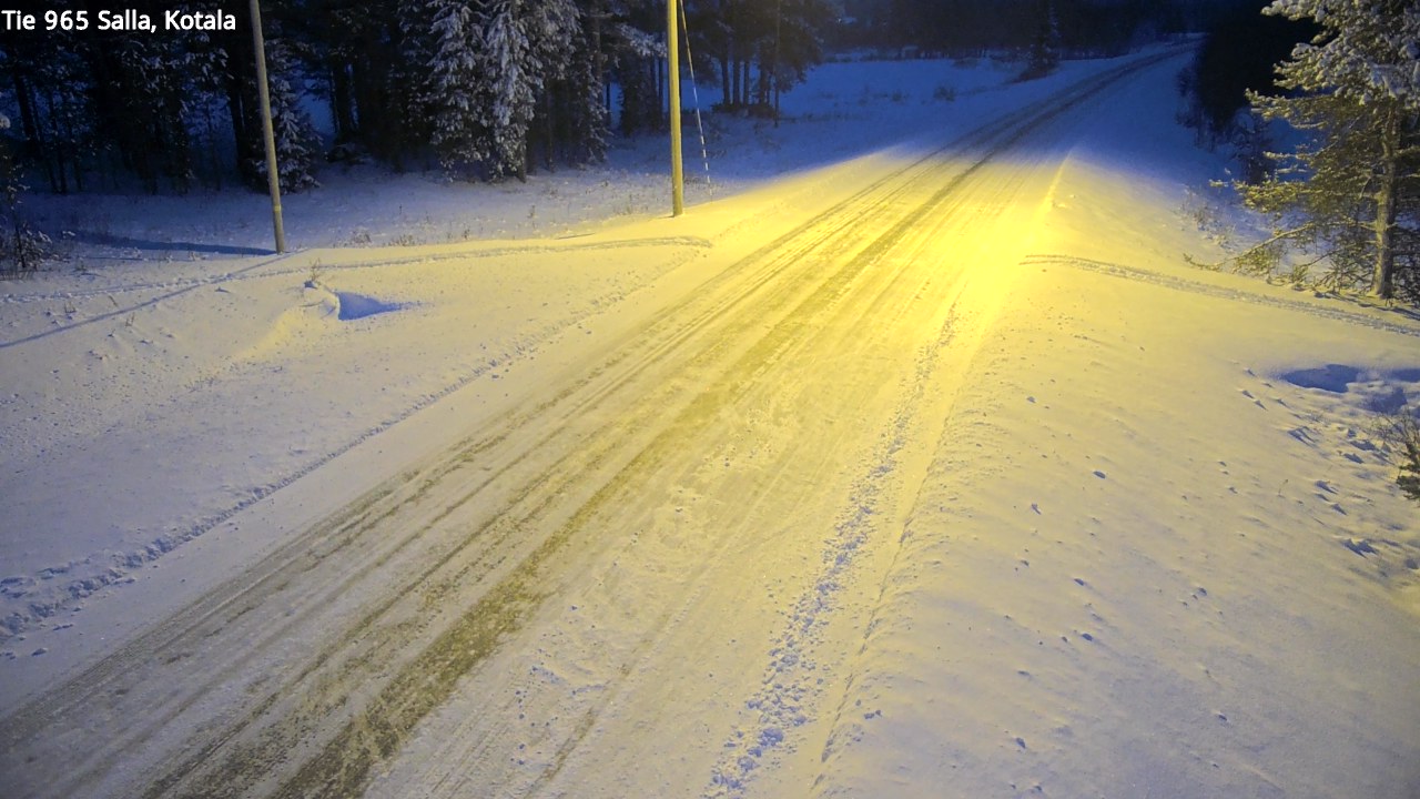 Weather Camera Image Väg 965 Salla, Kotala, Salla, Lappi