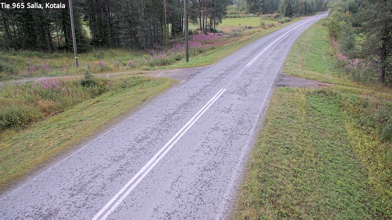 Weather Camera Image Väg 965 Salla, Kotala, Salla, Lappi