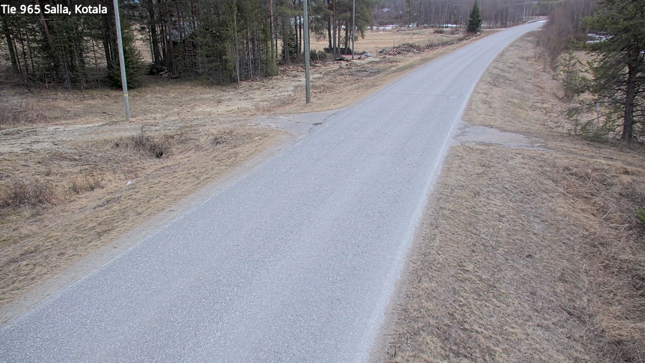 Weather Camera Image Väg 965 Salla, Kotala, Salla, Lappi