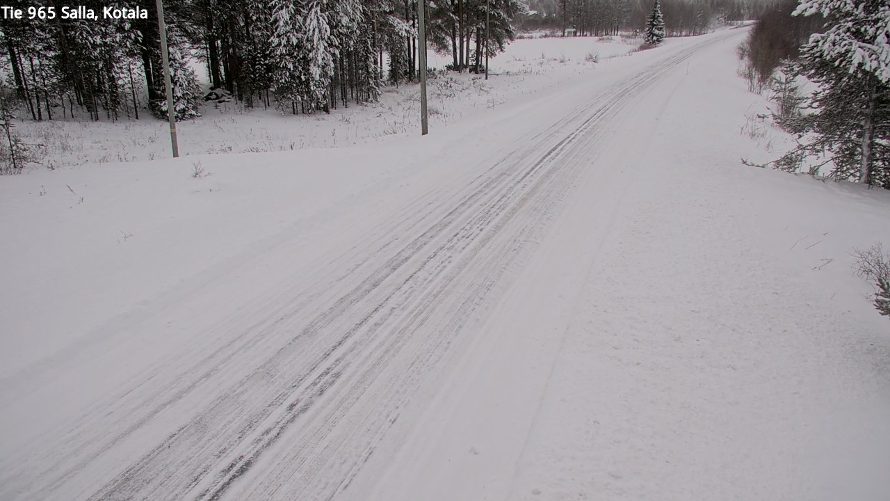 Weather Camera Image Väg 965 Salla, Kotala, Salla, Lappi