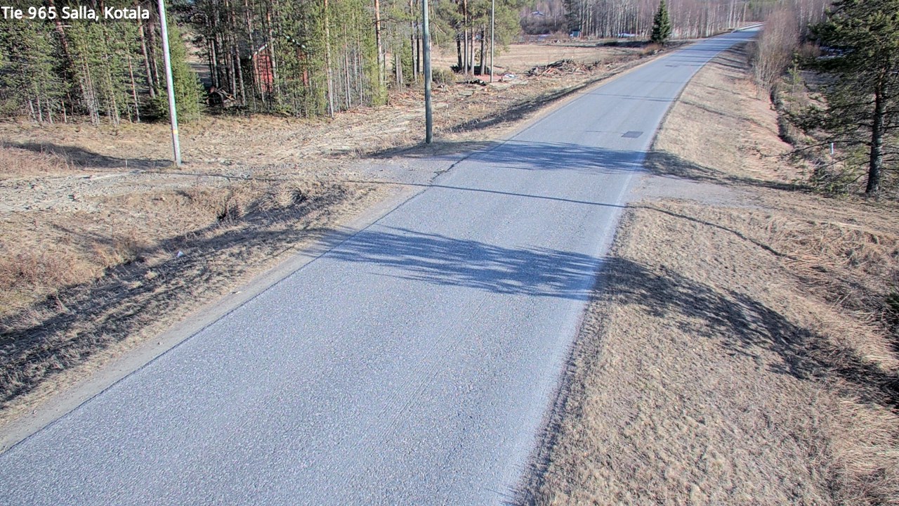 Weather Camera Image Väg 965 Salla, Kotala, Salla, Lappi