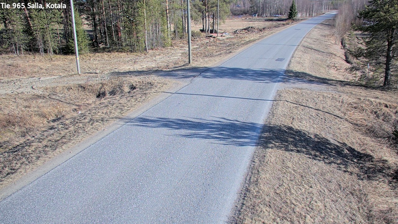 Weather Camera Image Väg 965 Salla, Kotala, Salla, Lappi