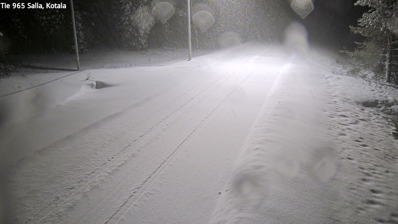 Weather Camera Image Väg 965 Salla, Kotala, Salla, Lappi