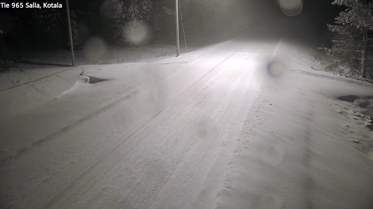 Weather Camera Image Väg 965 Salla, Kotala, Salla, Lappi