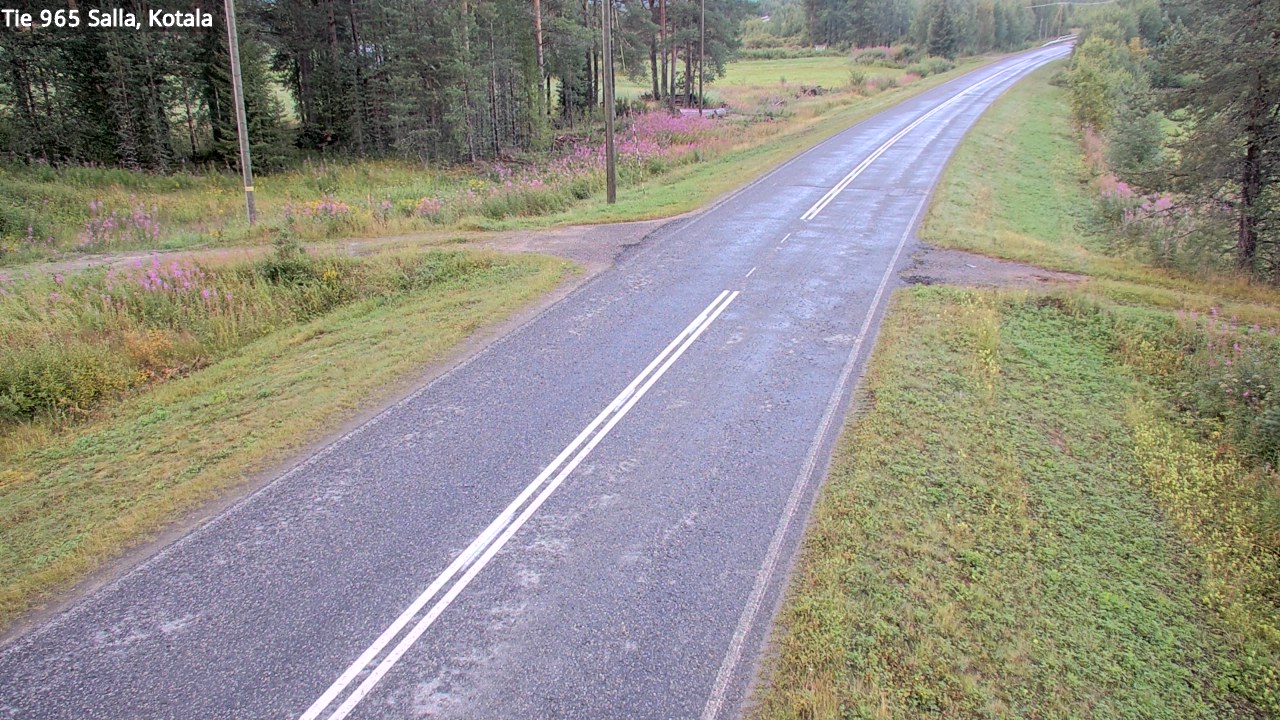 Weather Camera Image Väg 965 Salla, Kotala, Salla, Lappi