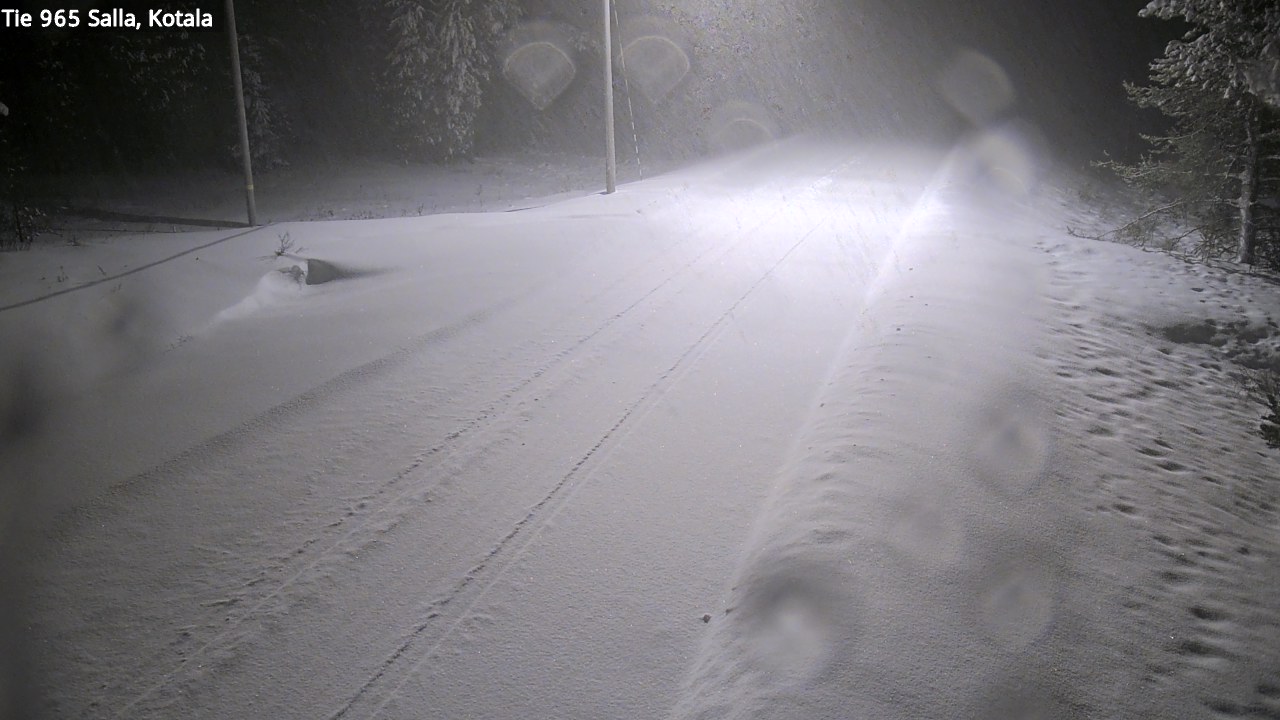 Weather Camera Image Väg 965 Salla, Kotala, Salla, Lappi
