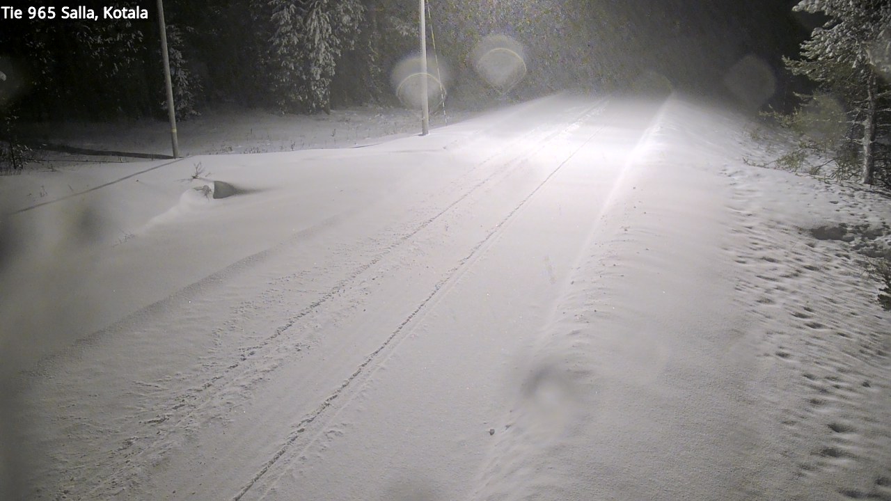Weather Camera Image Väg 965 Salla, Kotala, Salla, Lappi