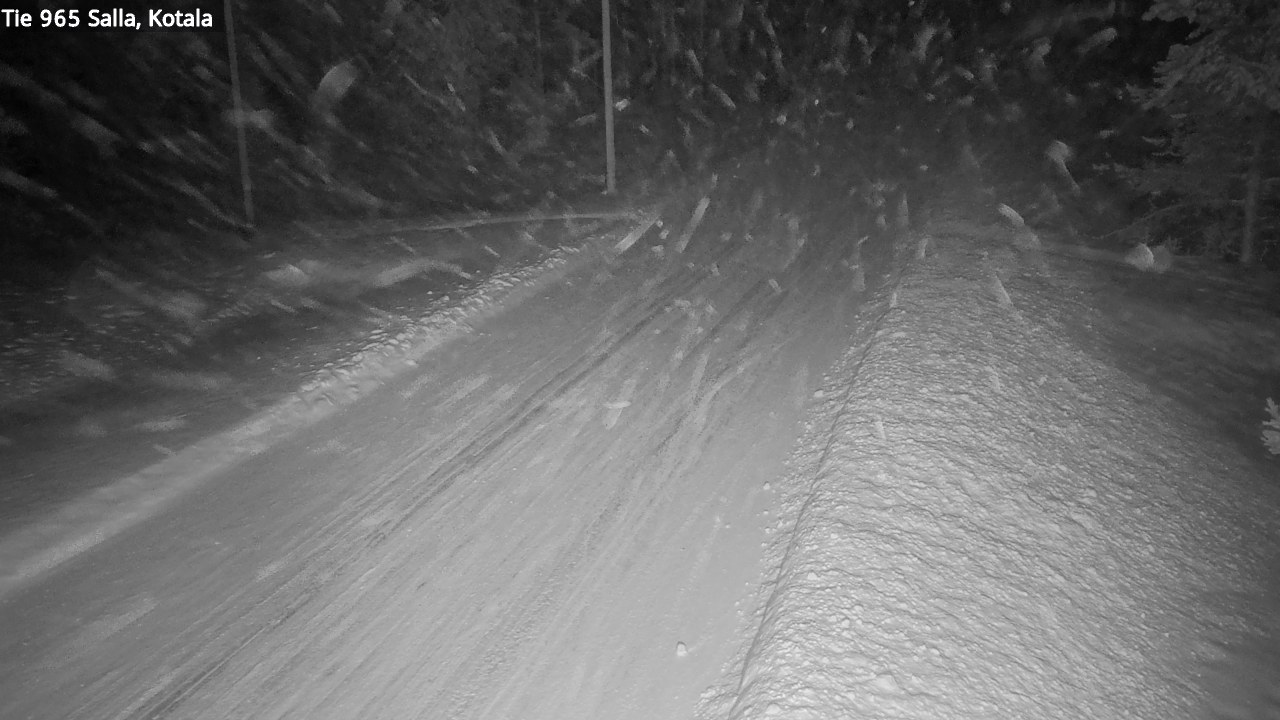 Weather Camera Image Väg 965 Salla, Kotala, Salla, Lappi