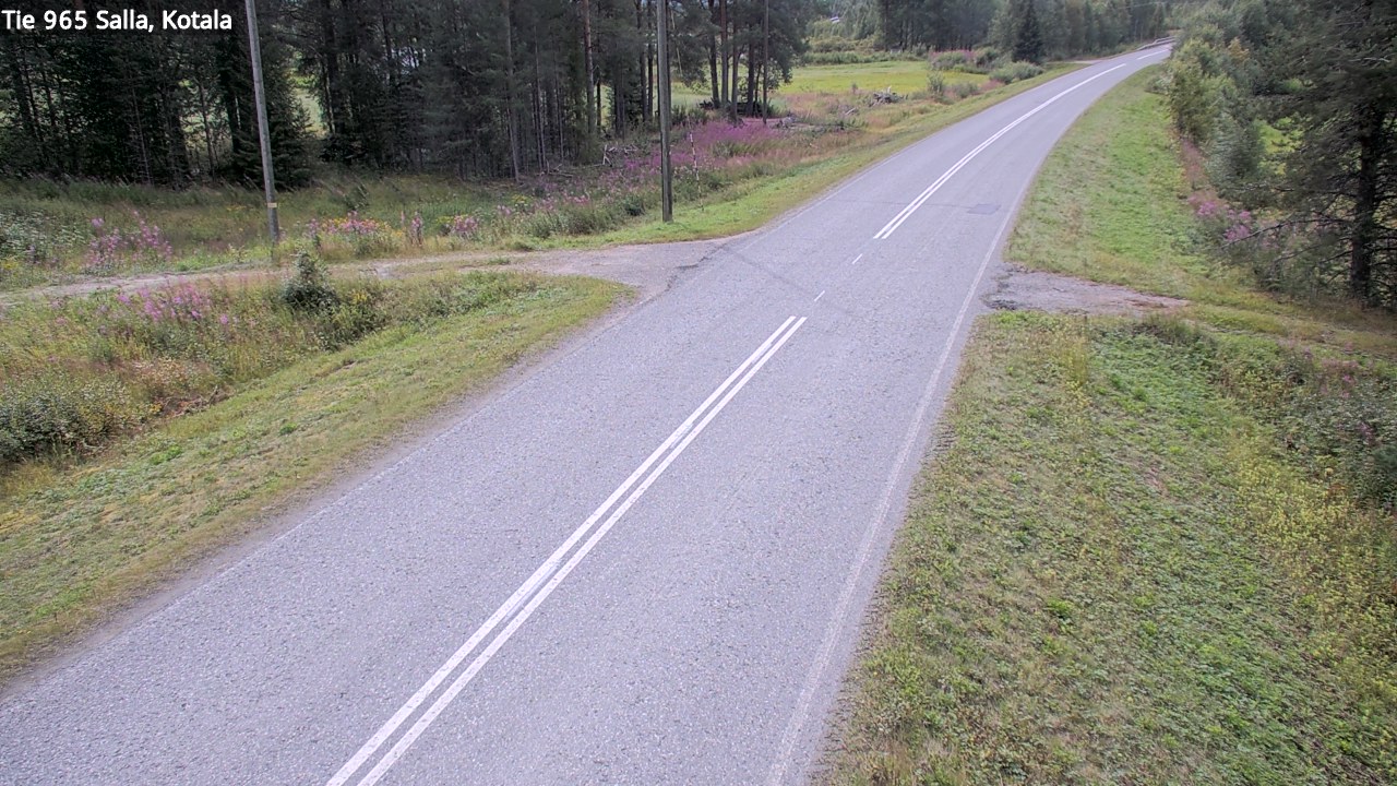 Weather Camera Image Väg 965 Salla, Kotala, Salla, Lappi