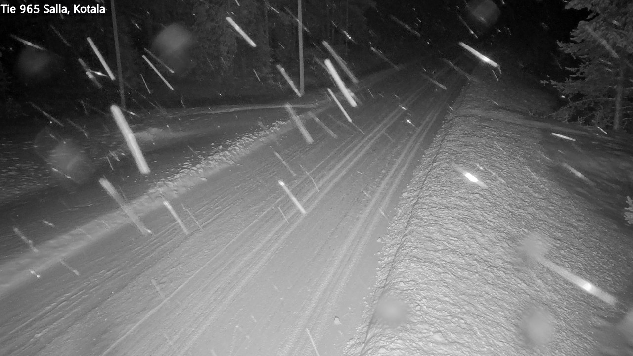 Weather Camera Image Väg 965 Salla, Kotala, Salla, Lappi