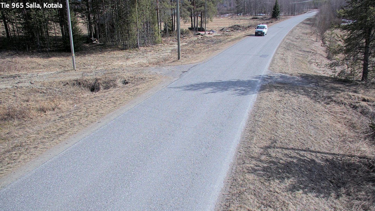 Weather Camera Image Väg 965 Salla, Kotala, Salla, Lappi