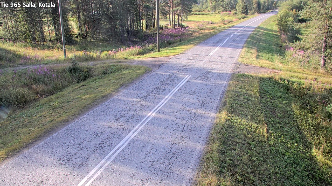 Weather Camera Image Väg 965 Salla, Kotala, Salla, Lappi