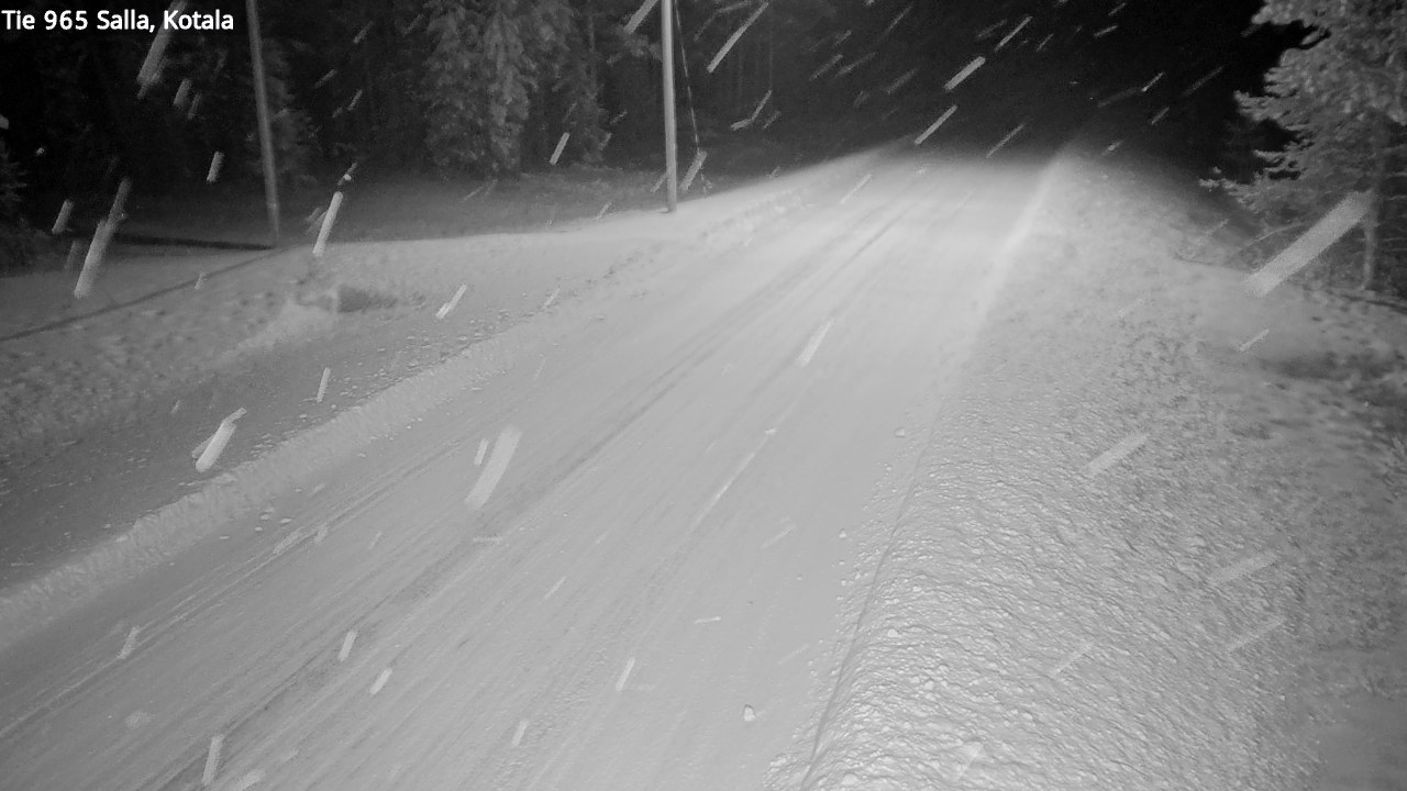 Weather Camera Image Väg 965 Salla, Kotala, Salla, Lappi