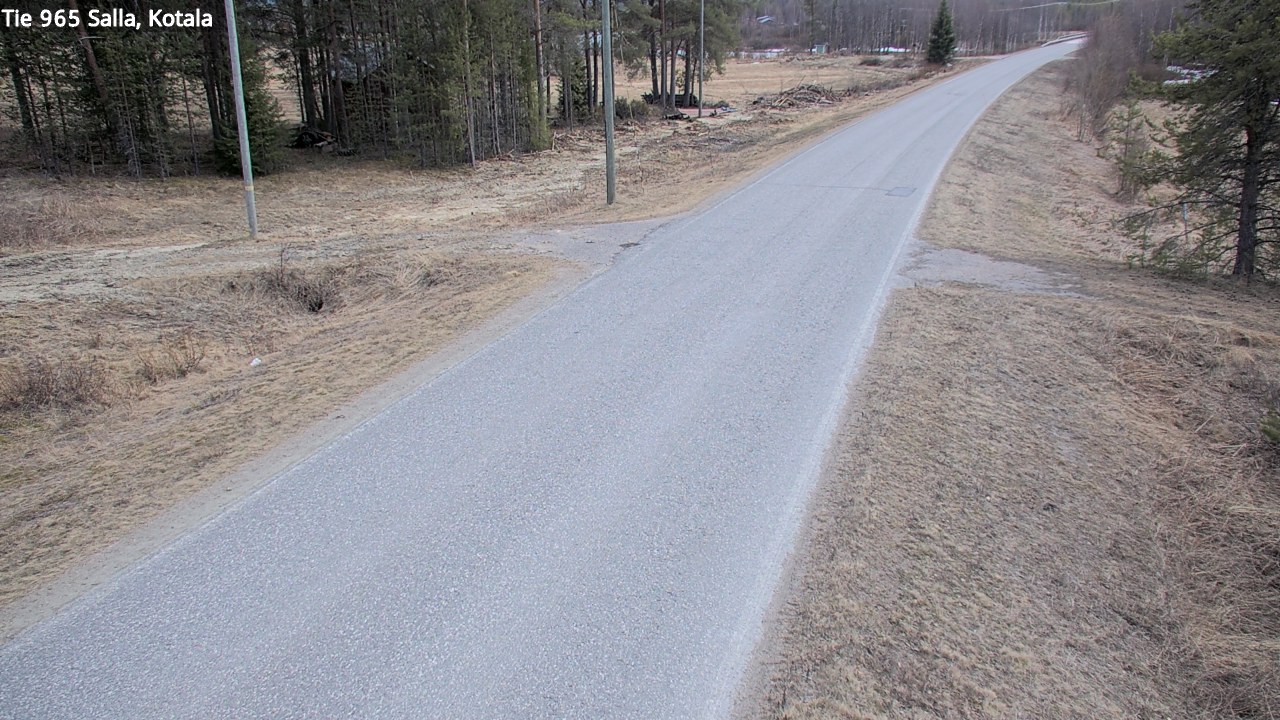 Weather Camera Image Väg 965 Salla, Kotala, Salla, Lappi