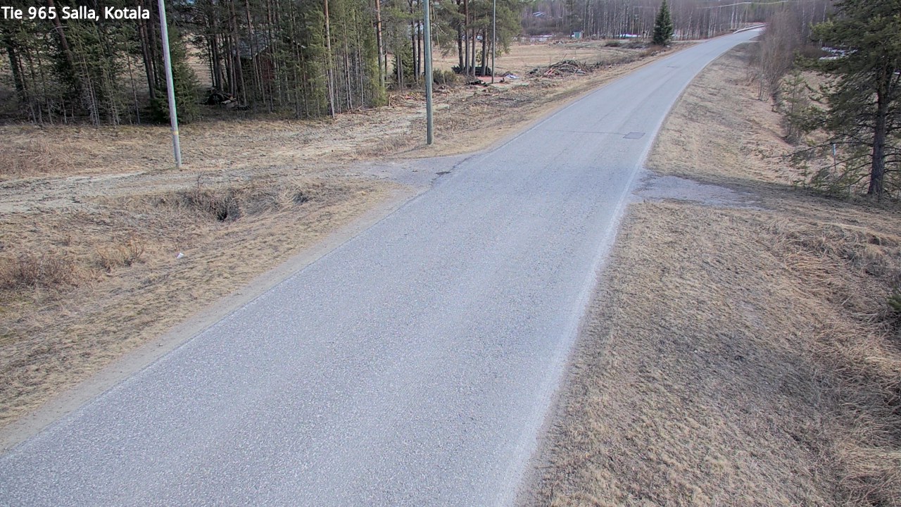 Weather Camera Image Väg 965 Salla, Kotala, Salla, Lappi
