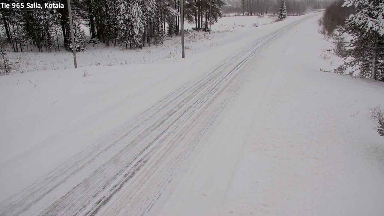 Weather Camera Image Väg 965 Salla, Kotala, Salla, Lappi