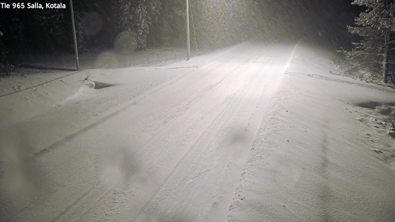 Weather Camera Image Väg 965 Salla, Kotala, Salla, Lappi
