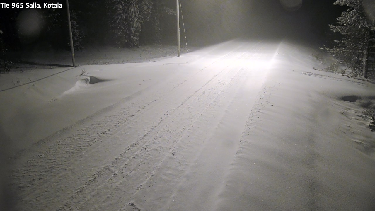 Weather Camera Image Väg 965 Salla, Kotala, Salla, Lappi