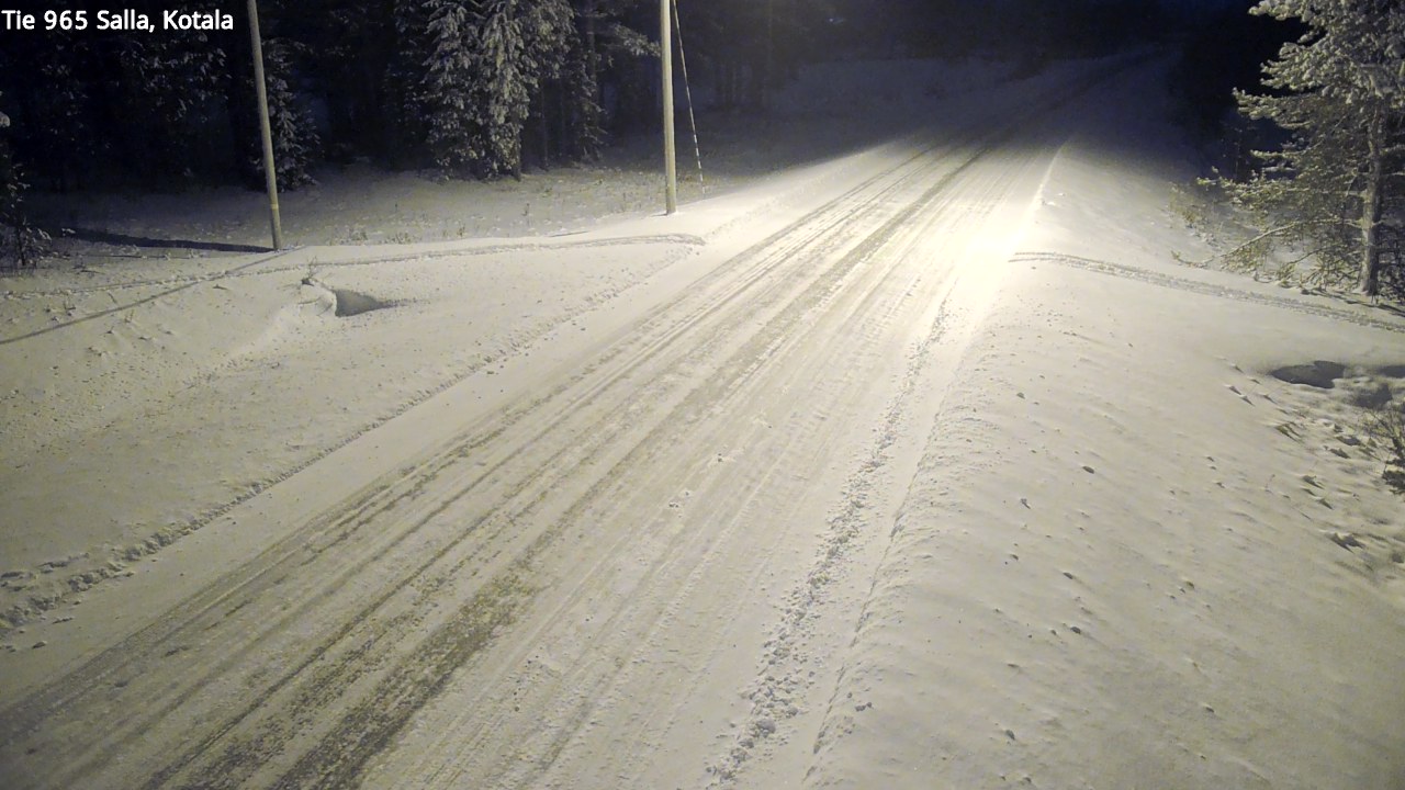 Weather Camera Image Väg 965 Salla, Kotala, Salla, Lappi