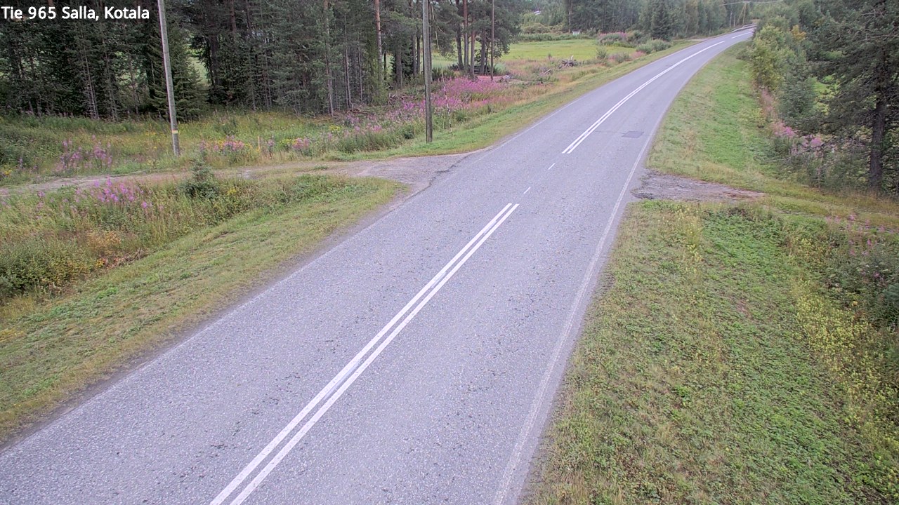 Weather Camera Image Väg 965 Salla, Kotala, Salla, Lappi
