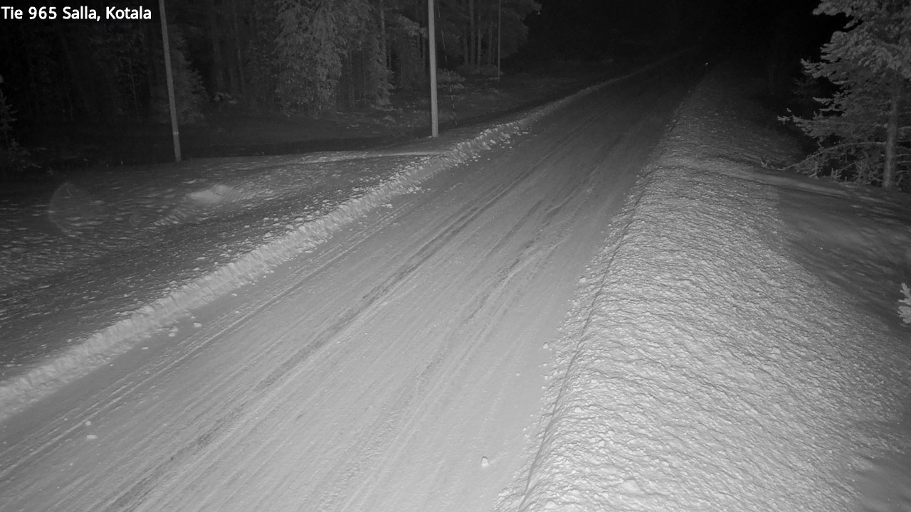 Weather Camera Image Väg 965 Salla, Kotala, Salla, Lappi