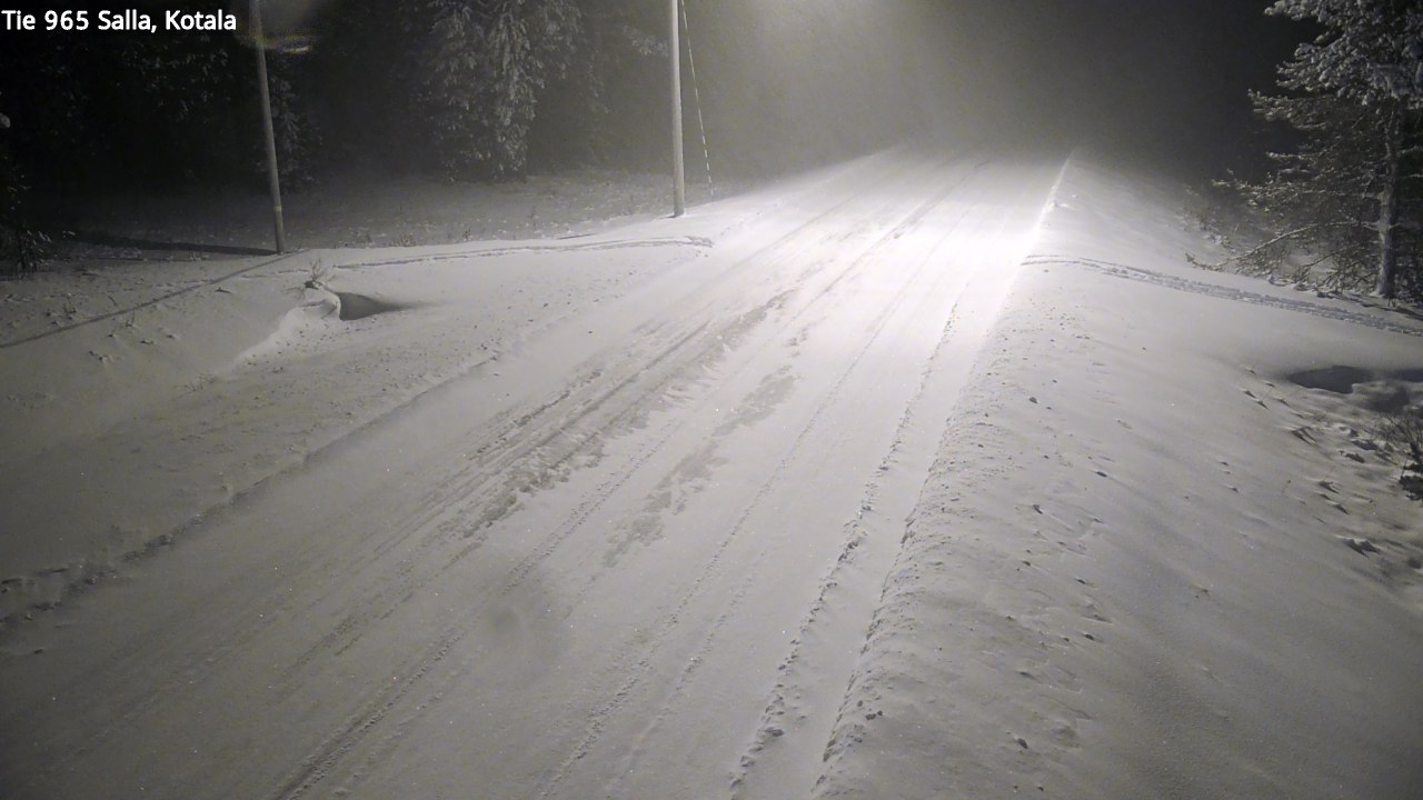 Weather Camera Image Väg 965 Salla, Kotala, Salla, Lappi