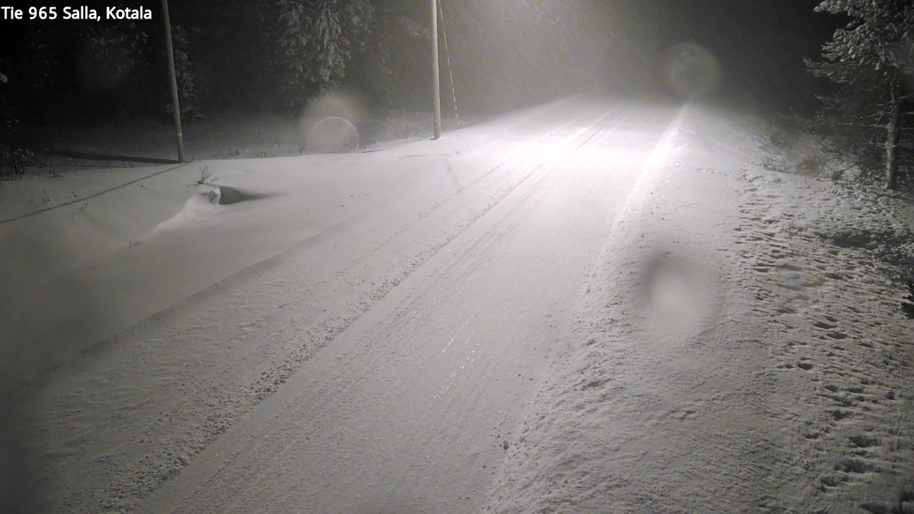 Weather Camera Image Väg 965 Salla, Kotala, Salla, Lappi