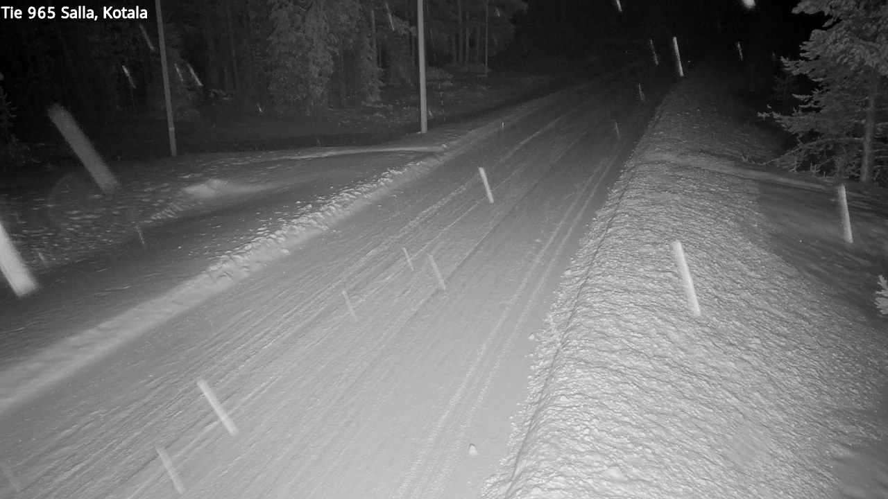 Weather Camera Image Väg 965 Salla, Kotala, Salla, Lappi