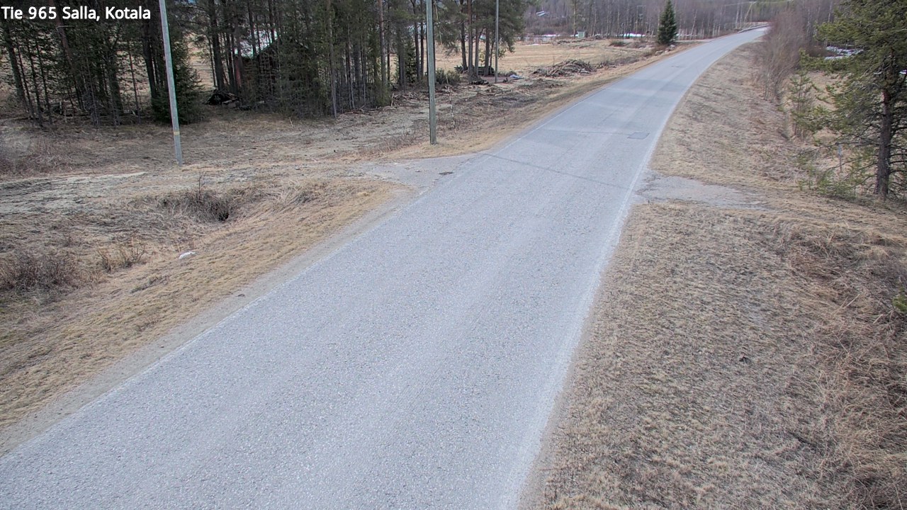 Weather Camera Image Väg 965 Salla, Kotala, Salla, Lappi