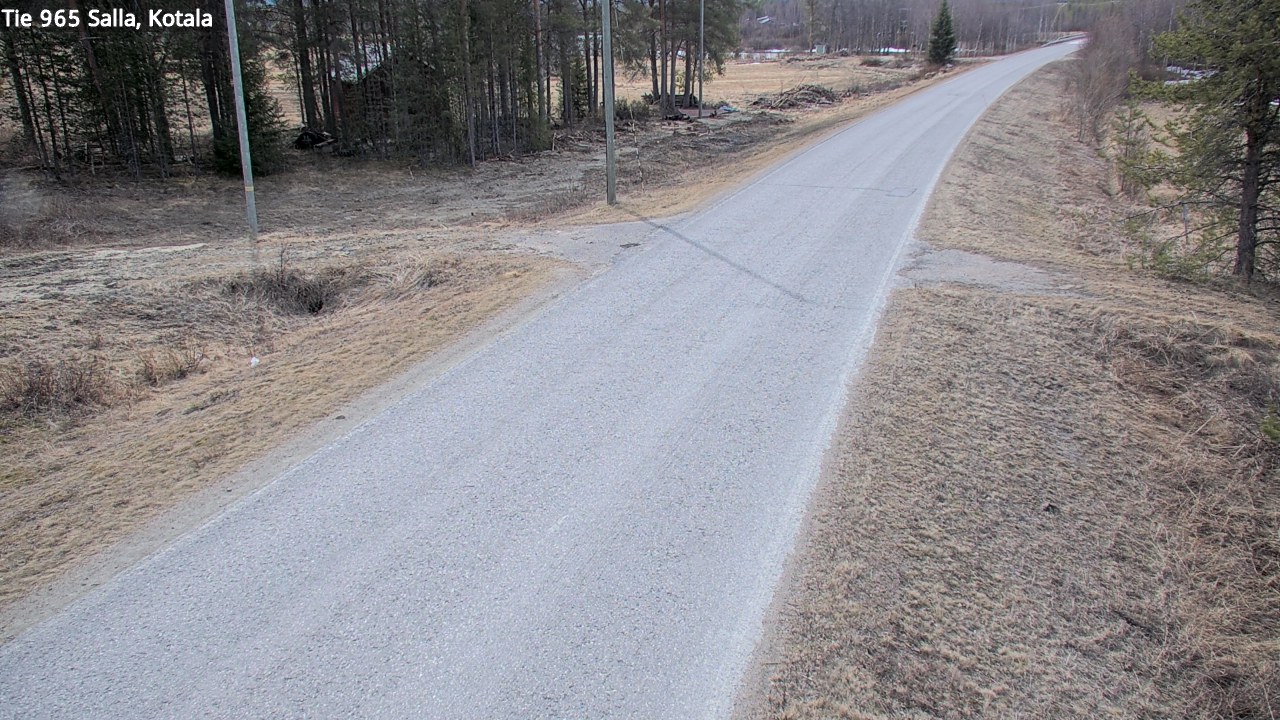 Weather Camera Image Väg 965 Salla, Kotala, Salla, Lappi