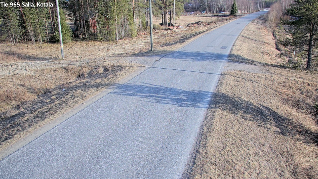 Weather Camera Image Väg 965 Salla, Kotala, Salla, Lappi
