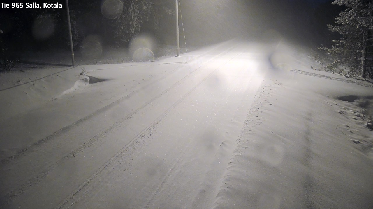 Weather Camera Image Väg 965 Salla, Kotala, Salla, Lappi