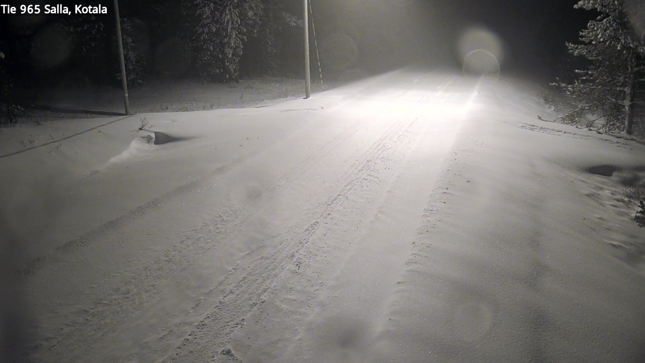 Weather Camera Image Väg 965 Salla, Kotala, Salla, Lappi