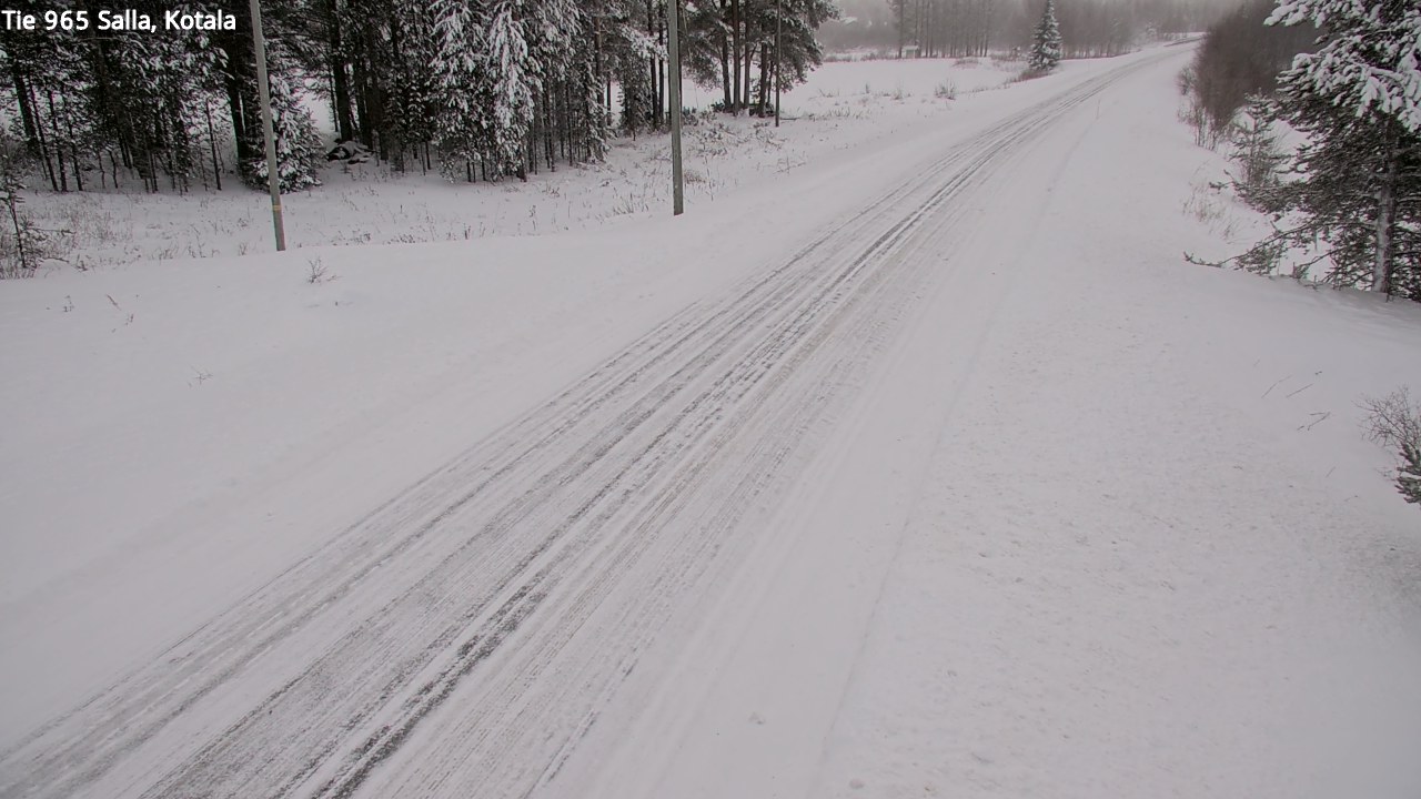 Weather Camera Image Väg 965 Salla, Kotala, Salla, Lappi