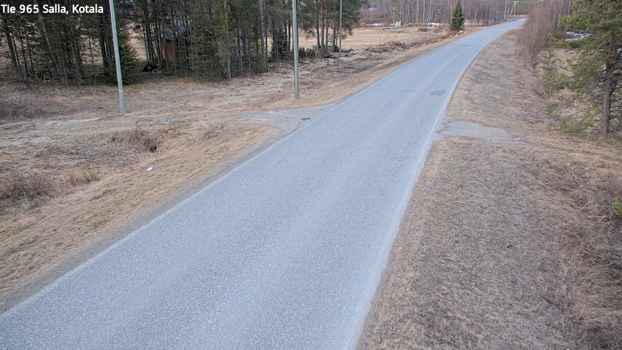 Weather Camera Image Väg 965 Salla, Kotala, Salla, Lappi