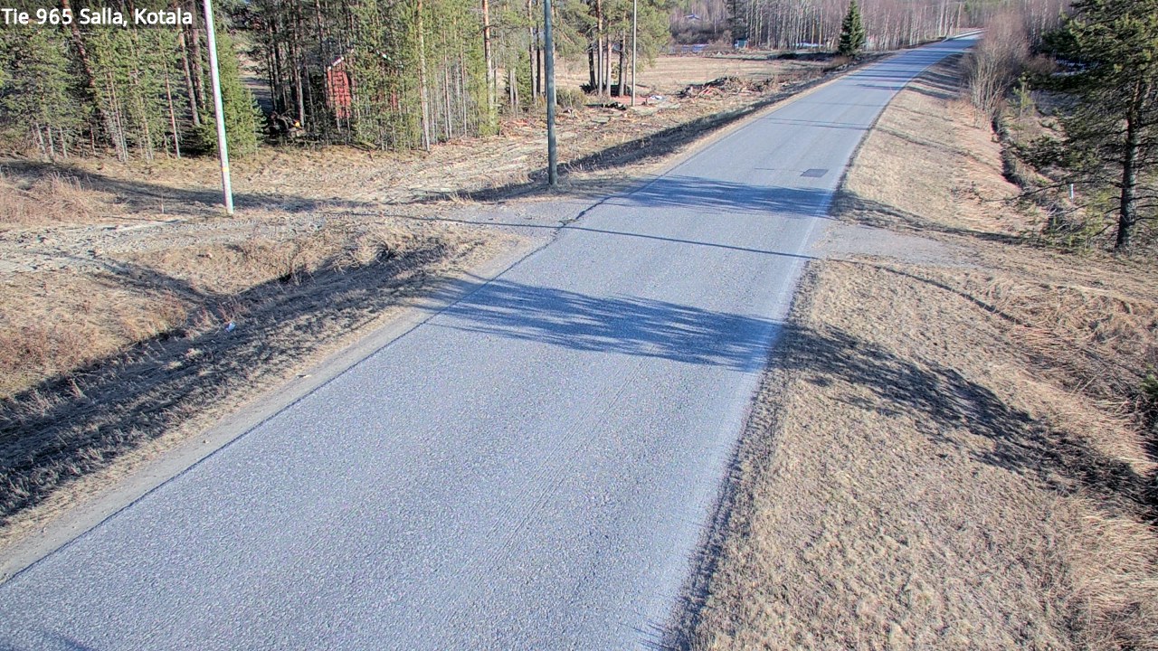 Weather Camera Image Väg 965 Salla, Kotala, Salla, Lappi