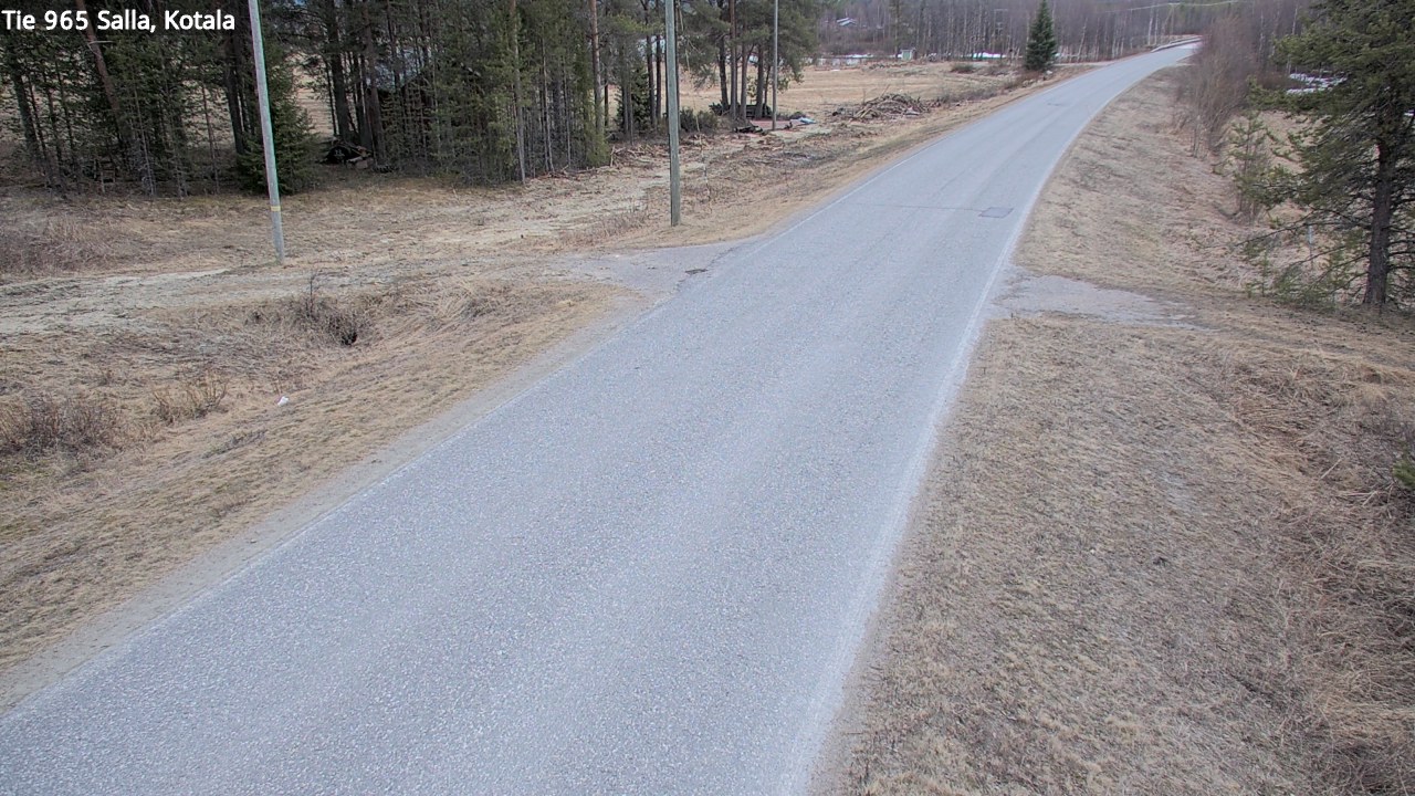 Weather Camera Image Väg 965 Salla, Kotala, Salla, Lappi