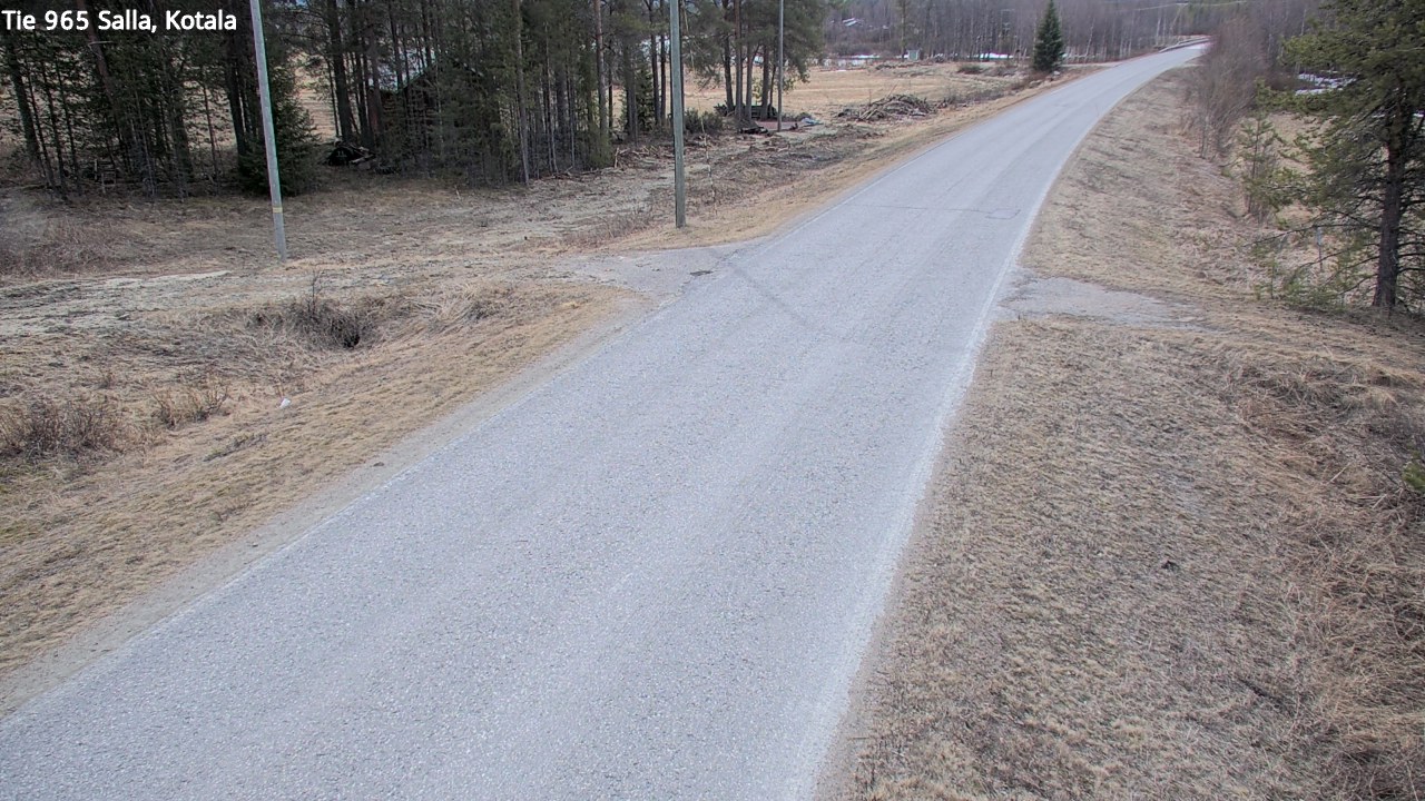 Weather Camera Image Väg 965 Salla, Kotala, Salla, Lappi