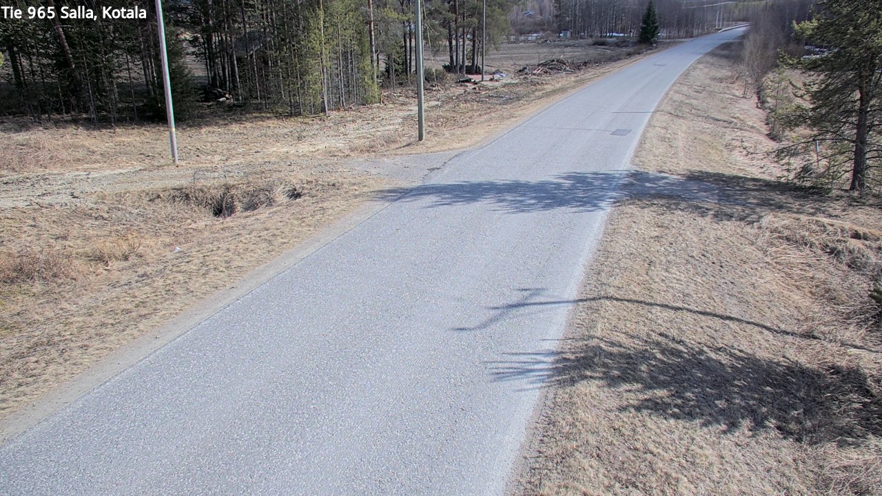Weather Camera Image Väg 965 Salla, Kotala, Salla, Lappi