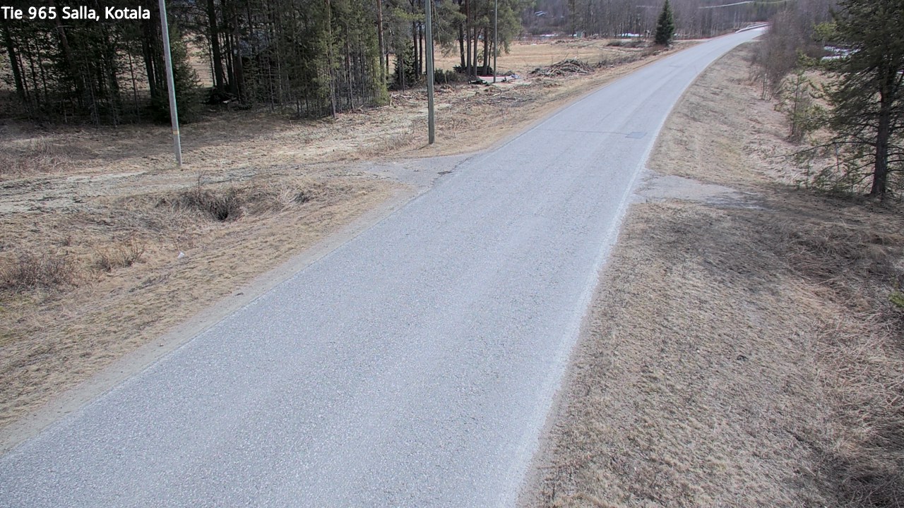 Weather Camera Image Väg 965 Salla, Kotala, Salla, Lappi