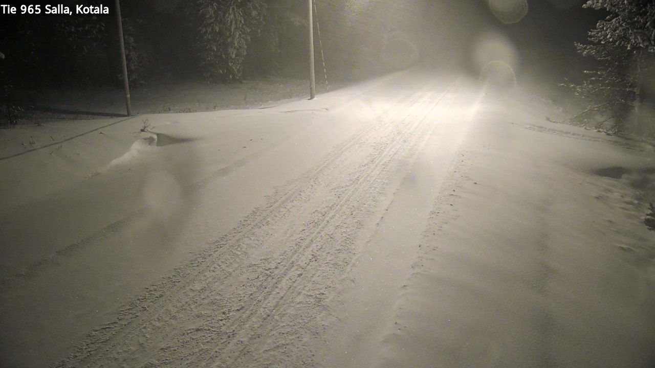 Weather Camera Image Väg 965 Salla, Kotala, Salla, Lappi